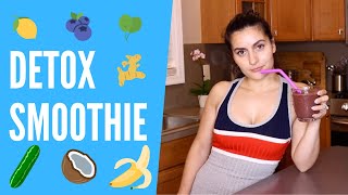 Easy amp Healthy Detox Smoothie  Colon Digestion Cleansing amp Fat Burning  Weight Loss [upl. by Knuth]