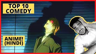 TOP 10 FUNNY ANIME HINDI  LIKE PRISON SCHOOL [upl. by Anawot]