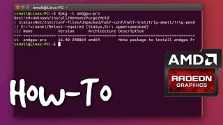 How To Install AMDGPUPRO On Ubuntu 1604 Guide [upl. by Reinwald]