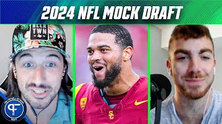 2024 NFL Mock Draft Cardinals Bears Make FranchiseChanging Moves in Top 10 [upl. by Veronica]