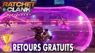 RETOURS GRATUITS TROPHÉE  RENVOYER DES TIRS AVEC LE VACURÉACTEUR  RATCHET amp CLANK RIFT APART [upl. by Wolfgram620]