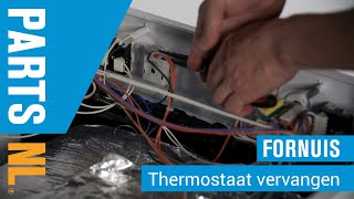 Thermostaat vervangen van oven of fornuis PartsNL uitleg [upl. by Nnylak]