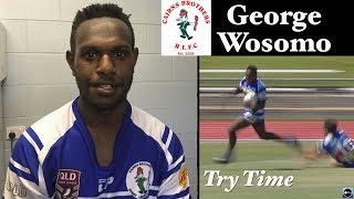 2018 George Wosomo Try  CDRL Colts Minor Semi FinalCairns Brothers v Atherton Roosters 2918 [upl. by Annuahsal]