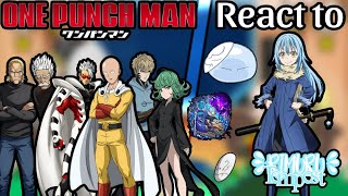 One Punch Man React To Rimuru Tempest As The Ruler of Monsters Milim  My Au  Gacha Reactions [upl. by Li]