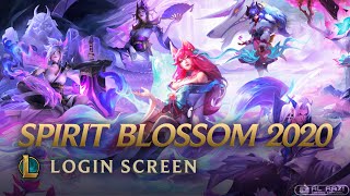 Spirit Blossom 2020  Login Screen  League of Legends 4K 60fps Animated Splash Art [upl. by Darken]