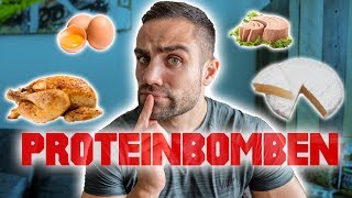 GUT GÜNSTIG KALORIENARM  DIE BESTEN PROTEIN LEBENSMITTEL [upl. by Repsag]