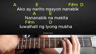 Sabik sa presensya Mo Guitar Tutorial With Chords and Lyrics [upl. by Erbe]