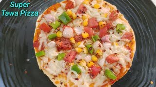 ಸೂಪರ್ ಪಿಜ಼ಾ ಮನೆಯಲ್ಲೆ ಮಾಡಿ  Tawa Pizza Recipe in Kannada  Tawa Pizza Without Oven Kannada [upl. by Adnahsam751]