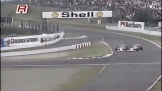 Rare angle of Senna and Prost collide in Suzuka GP Japan 1989 Formula 1 [upl. by Airetnahs]