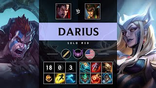 Darius Mid vs Cassiopeia Triple Kill Legendary  NA Master Patch 1416 [upl. by Stalker]