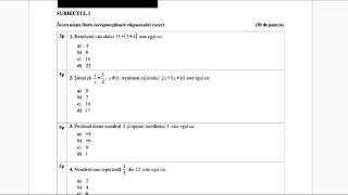 Rezolvarea subiectului de Evaluare Nationala 2023  Matematica [upl. by Syned589]