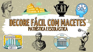 Macete de filosofia  Patrística e Escolástica [upl. by Atinet]