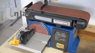 Scheppach Band und TellerSchleifmaschine BTS900 im Test [upl. by Ahsam]