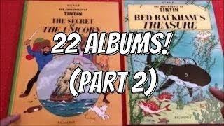 TINTIN An Overview of 22 Albums  Part 22 Starring Methuen Magnet Egmont and Casterman [upl. by Llednar]