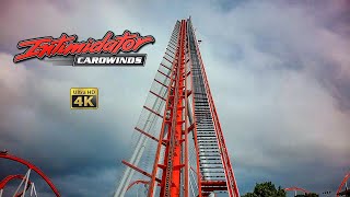 2023 Intimidator Roller Coaster On Ride 4K POV Carowinds [upl. by Vally]