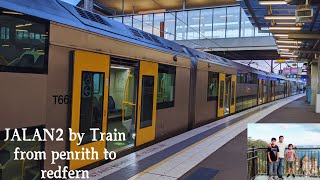 naik train dari Station penrith ke Station Redfern sydney [upl. by Dich422]