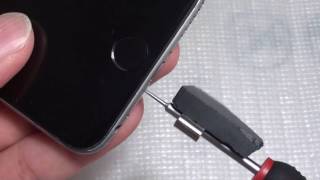 iPhone 6 Tip to Remove a Sticky Pentalobe Screw [upl. by Aeslehc]