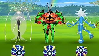 New Buzzwole Xurkitree Pheromosa in pokemon go raids [upl. by Llednohs]