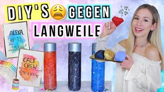 DIYs gegen LANGEWEILE 60 😑 einfache DIY Ideen für Zuhause ✨ gegen Langeweile  Cali Kessy [upl. by Lyontine]