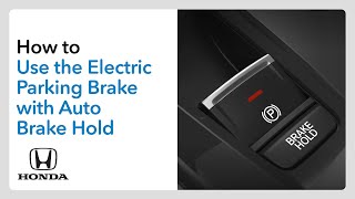 How to Use the Electric Parking Brake with Auto Brake Hold [upl. by Candis]