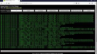 Free remote syslog server with a GUI and CLI [upl. by Ahasuerus]