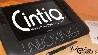 Wacom Cintiq 12WX  Unboxing [upl. by Roskes]