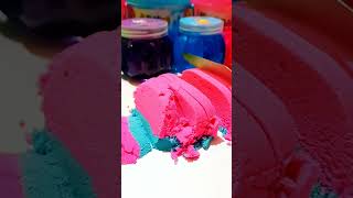 Kinetic Sand ASMR cutting Pink and Blue Kinetic Sand [upl. by Felty674]