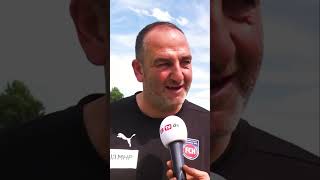 1 FC Heidenheim trifft FC Esslingen Im Gespräch mit Frank Schmidt [upl. by Ihdin]