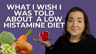 Low Histamine Diet Basics amp Tips [upl. by Olive252]