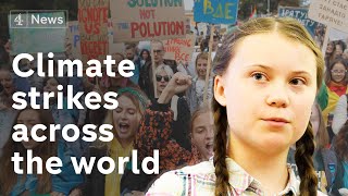 Global climate strike Millions take to the streets to save the world [upl. by Hanaj]