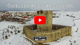 A vista de dron castillo de Tiedra nevado [upl. by Macdermot823]