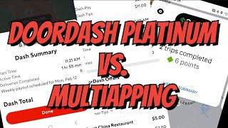 Multiapping vs DoorDash Platinum on a Thursday lunch [upl. by Sewel]