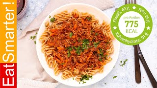 Nudeln mit Haschee  EATSMARTER REZEPT [upl. by Dredi]