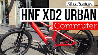 Short View HNF Nicolai XD2 Urban Commuter Pedelec Gates Riemen Nuvinci [upl. by Bonilla]