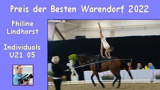 Philine Lindhorst  IndU21 05  Preis der Besten Warendorf 2022 [upl. by Nelg]