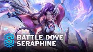 Battle Dove Seraphine Skin Spotlight  League of Legends [upl. by Ninazan659]