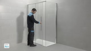 Brisa L2E  LFC Shower Enclosure  Installation l Roca [upl. by Puett]