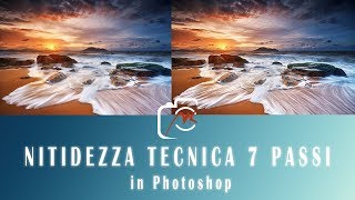 Nitidezza con il METODO 7 passi in Photoshop [upl. by Wetzell26]