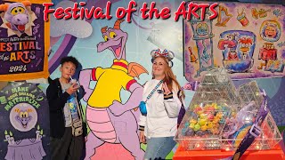 Epcot Festival of the Arts Artists Booths and MERCHANDISE 2024 [upl. by Atiekan]