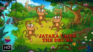 Jataka Tales  The Drums  Short Stories for Children  Animated CartoonKids [upl. by Rambert817]