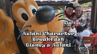 Aulani Character Breakfast  Disneys Aulani Resort [upl. by Haon]