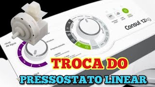 Lavadora consul painel piscando pressostato linear brastemp 💥 [upl. by Dulcine]