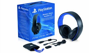 Auriculares estéreo inalámbricos 20 para PS4  PS3  PSVITA [upl. by Yunick]