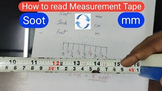 How to read a tape measure  How to read Measurement tape  Engineering Tactics [upl. by Naquin]