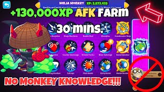 AFK Ninja Monkey XP Farm BTD6 NO MK [upl. by Nodrog]