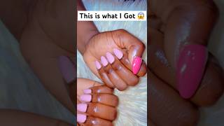 Tried this nails trend 💅🏽 nailart nailpolish shorts nailshort [upl. by Aztilem]