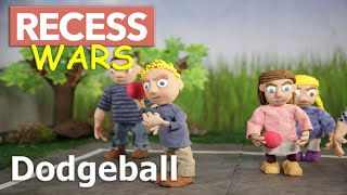 Recess Wars ep01 Dodgeball  Stop Motion Short Video [upl. by Nitreb]