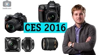 Nikon D500 D5 KeyMission 360 Nikkor AFP DX 1855mm f3556G VR  CES 2016 [upl. by Donell122]