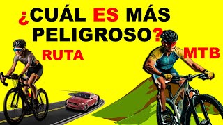 Los Peligros del CICLISMO MTB vs RUTA [upl. by Atilrak]