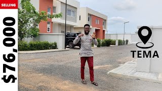 House Tour 05 • What 76000 Gets you in Tema GHANA in a GATED COMMUNITY  Doksimon House Tour [upl. by Ilyssa]